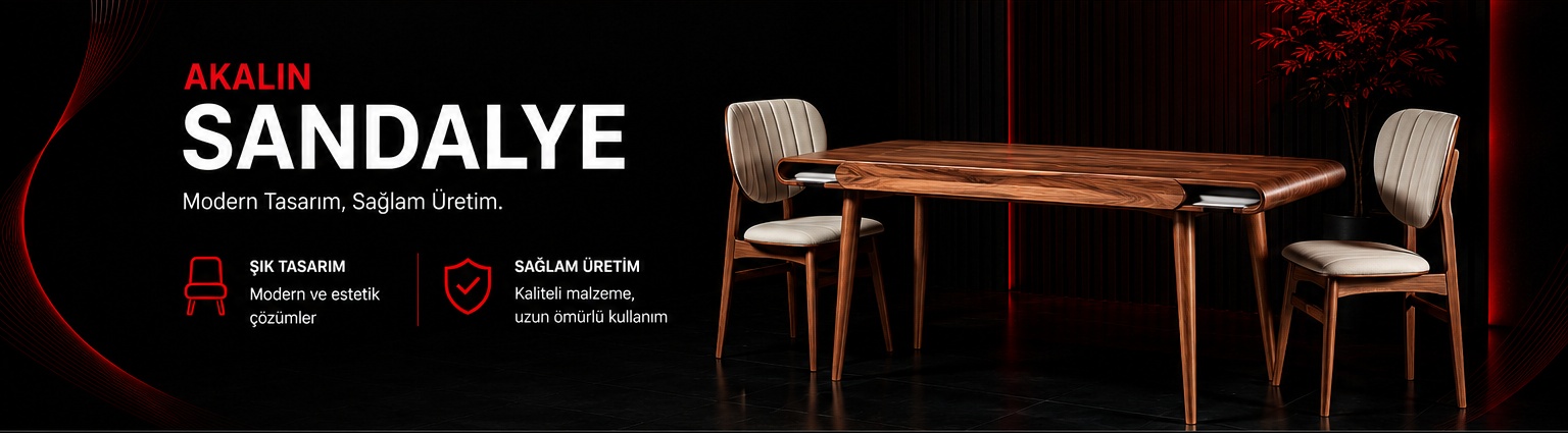 Akalın Sandalye modern masa ve sandalye takımı